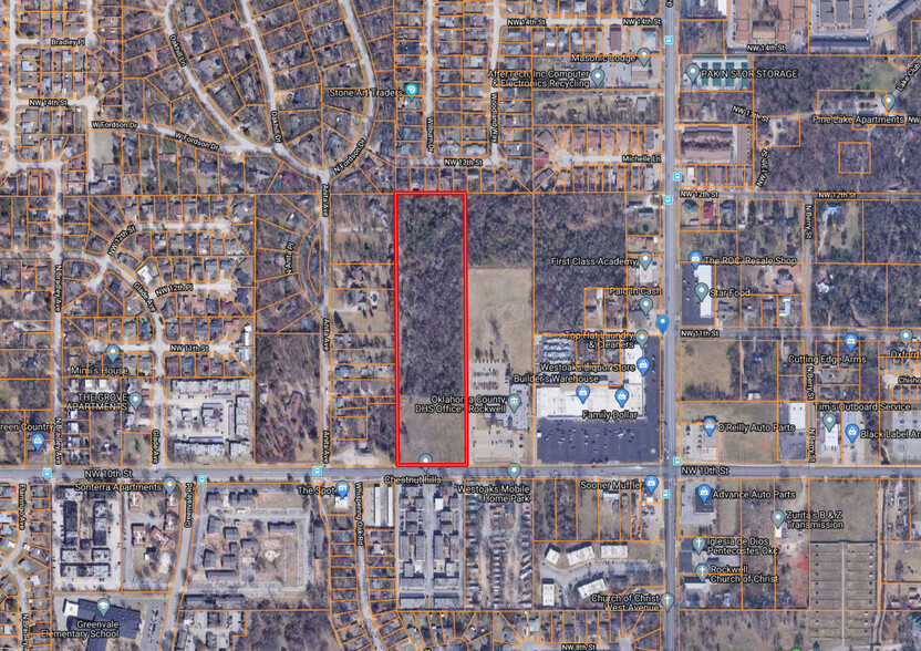 NW 10th St, Oklahoma City, OK for sale - Aerial - Image 1 of 1