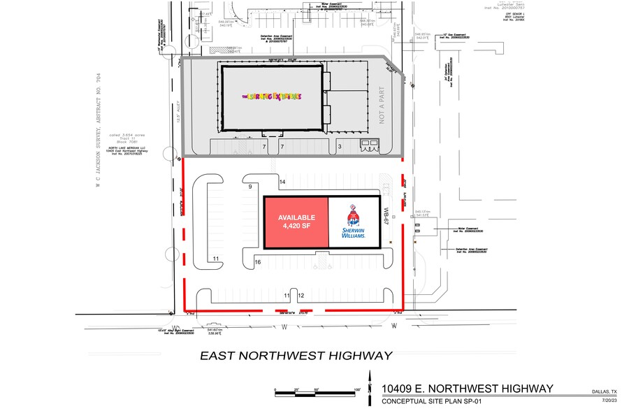 10409 NW Hwy, Dallas, TX for rent - Site Plan - Image 1 of 2