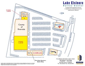 2495-2505 E Lakeshore Dr, Lake Elsinore, CA for rent Site Plan- Image 1 of 1