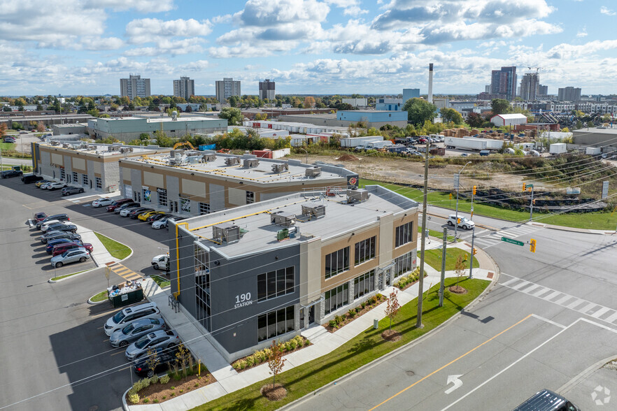 190 Station St, Ajax, ON for rent - Aerial - Image 3 of 4