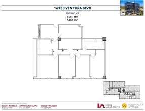 16133 Ventura Blvd, Encino, CA for rent Floor Plan- Image 1 of 1