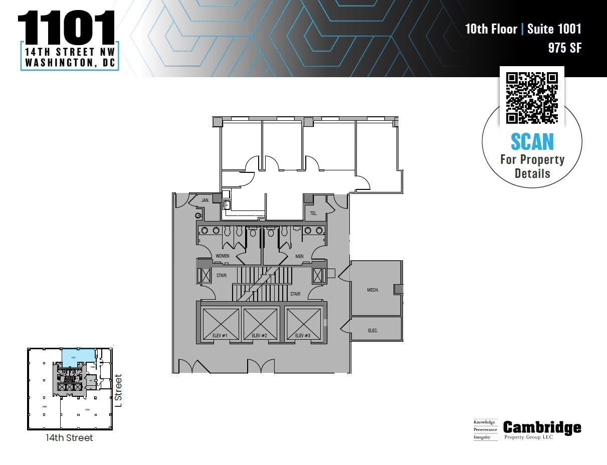 1101 14th St NW, Washington, DC to rent Floor Plan- Image 1 of 1