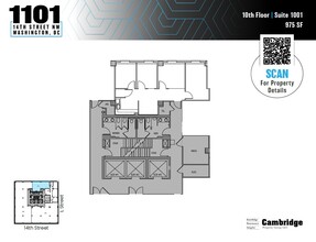 1101 14th St NW, Washington, DC to rent Floor Plan- Image 1 of 1