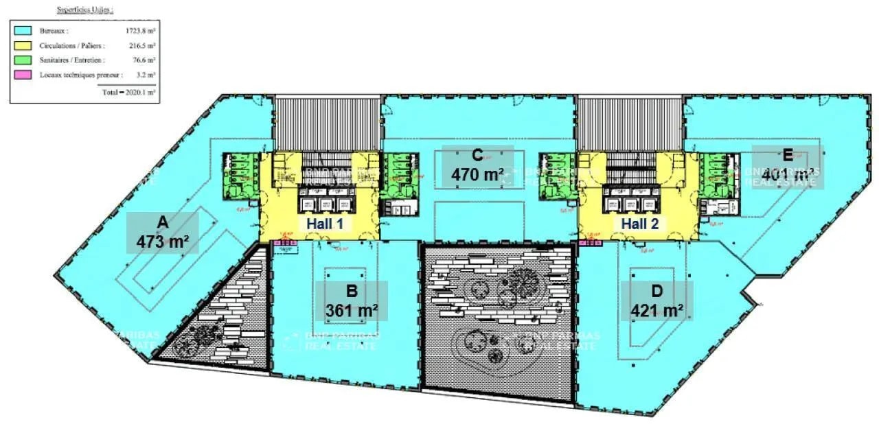 Office in Villeurbanne to rent Floor Plan- Image 1 of 1
