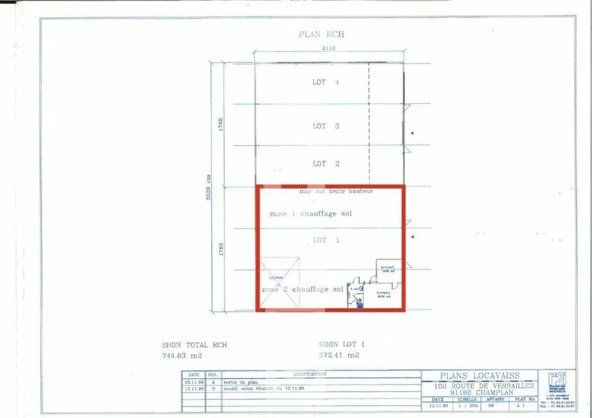 Retail in Champlan for sale - Floor Plan - Image 3 of 6
