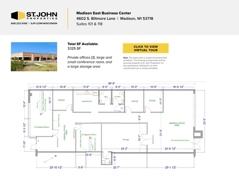 4602 S Biltmore Ln, Madison, WI for rent - Site Plan - Image 1 of 11