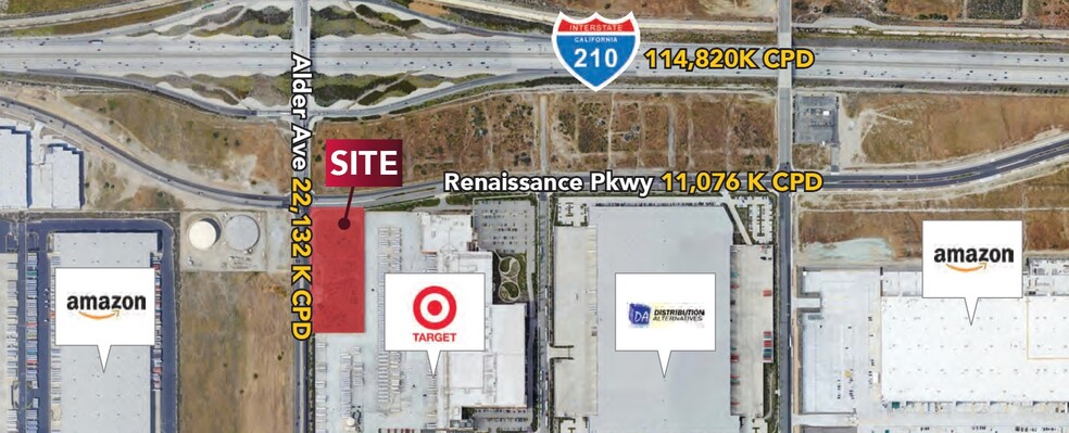 SEC Alder Ave & Renaissance Pky, Rialto, CA for rent - Building Photo - Image 1 of 2