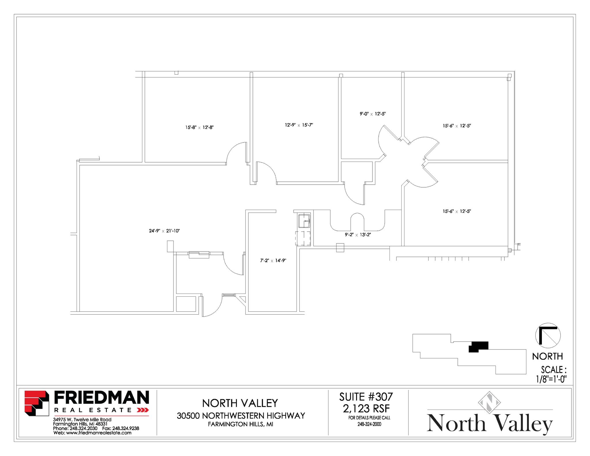 30500 Northwestern Hwy, Farmington Hills, MI to rent Floor Plan- Image 1 of 2