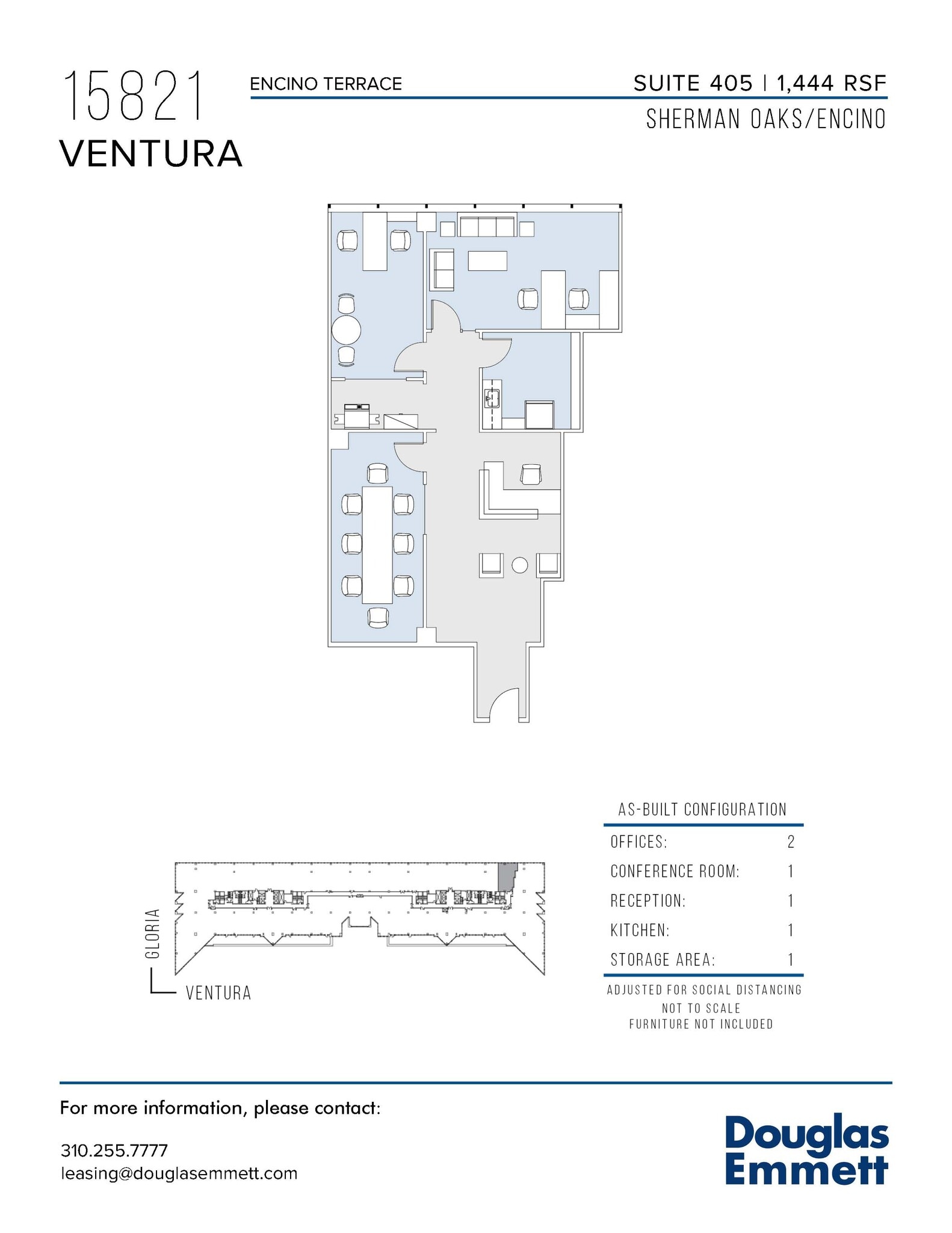 15821 Ventura Blvd, Encino, CA to rent Floor Plan- Image 1 of 1