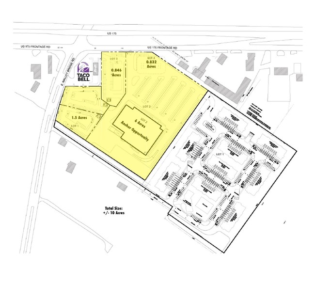 US 175 & Malloy Bridge Rd, Seagoville, TX for rent - Site Plan - Image 2 of 2