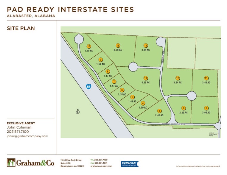 Airpark Dr, Alabaster, AL for sale - Site Plan - Image 2 of 3