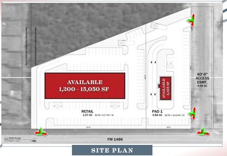 More details for FM-1486 & Trinity Pines Drive, Montgomery, TX - Retail for Rent