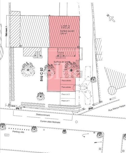 Office in Marseille to rent - Site Plan - Image 3 of 6