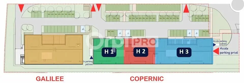 Light Industrial in Saint-Priest to rent Site Plan- Image 1 of 3