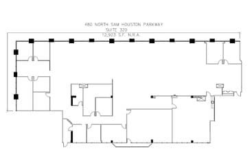 480 N Sam Houston Pky E, Houston, TX for rent Floor Plan- Image 1 of 1