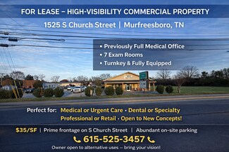 More details for 1525 S Church St, Murfreesboro, TN - Office / Medical to Rent