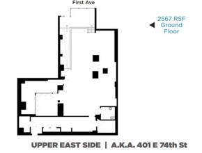 1412 1st Ave, New York, NY for rent Floor Plan- Image 2 of 2