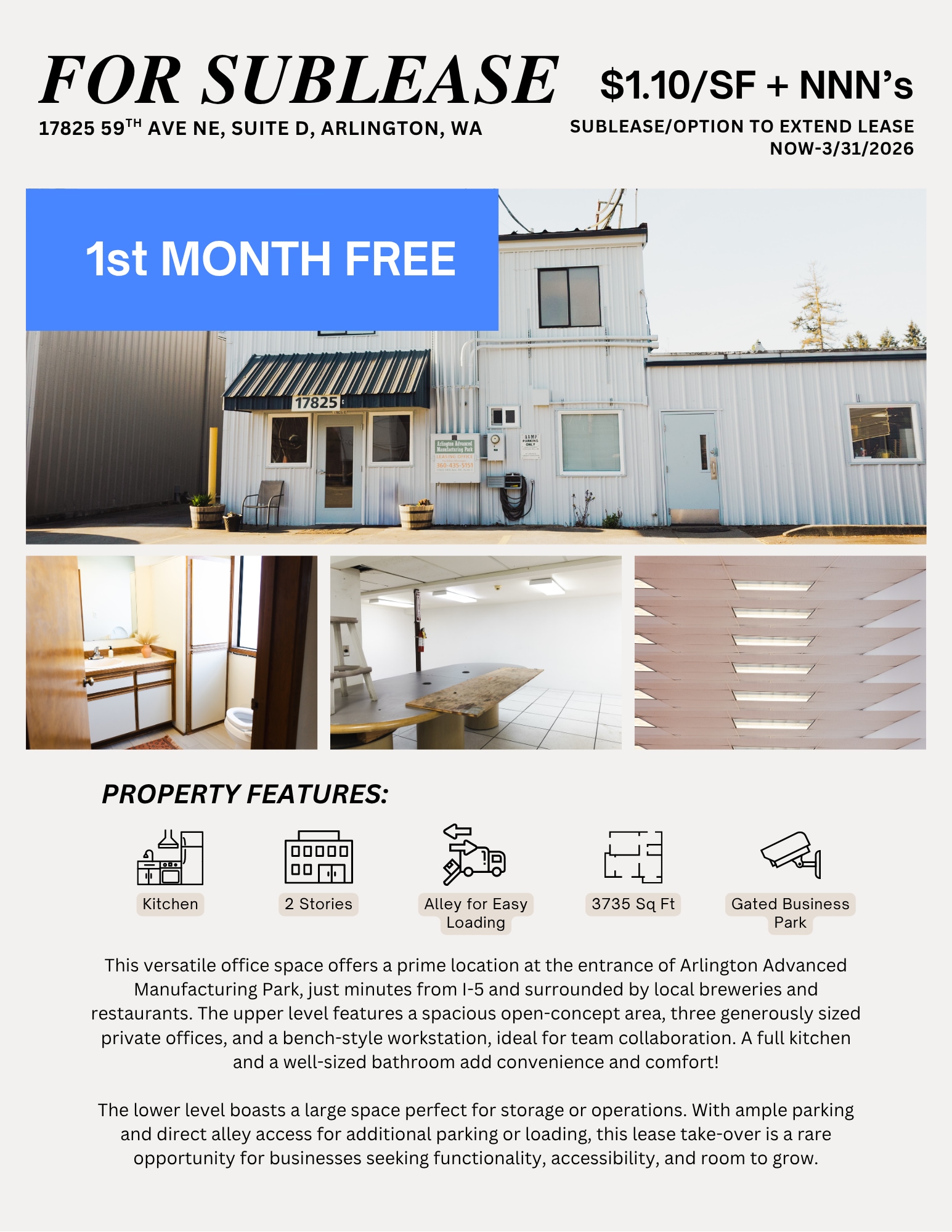 17825 59th Ave NE, Arlington, WA to rent Building Photo- Image 1 of 12