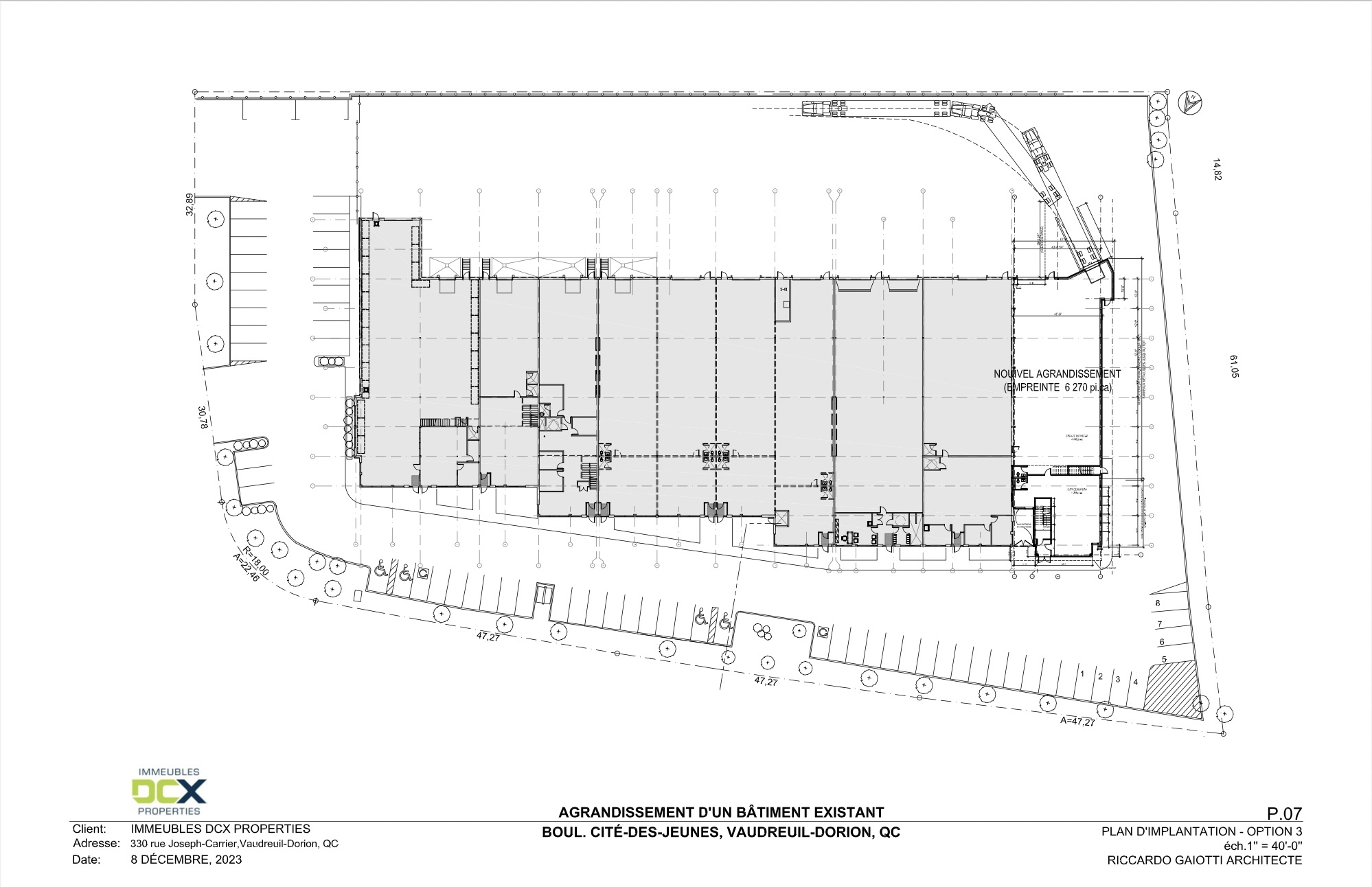 3665-3701 Boul De La Cite-Des-Jeunes, Vaudreuil-dorion, QC for rent Site Plan- Image 1 of 1