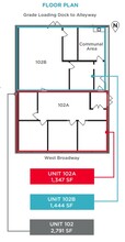 1690 W Broadway, Vancouver, BC for rent Floor Plan- Image 1 of 1