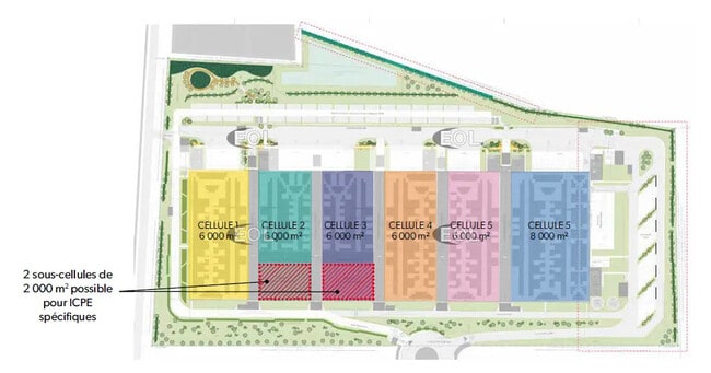 Location Entrepôt 12 000 m² à 40 294 m²