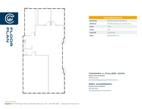 805 Broadway St, Vancouver, WA for rent Site Plan- Image 1 of 1