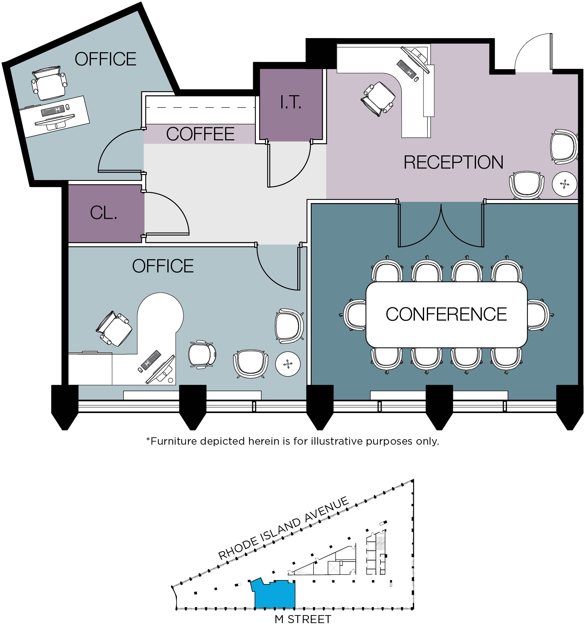 1730 Rhode Island Ave NW, Washington, DC to rent Floor Plan- Image 1 of 1