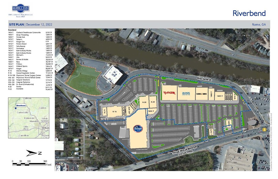 1476 Turner McCall Blvd SW, Rome, GA for rent - Site Plan - Image 3 of 3