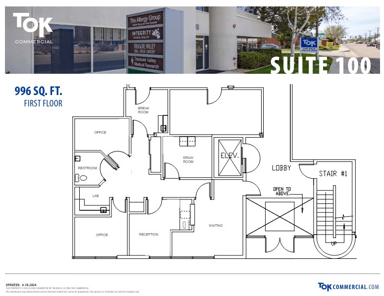 1000 N Curtis Rd, Boise, ID 83706 - Unit 100 -  - Floor Plan - Image 1 of 1