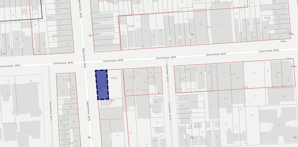 2700 Church Ave, Brooklyn, NY for rent - Plat Map - Image 2 of 2