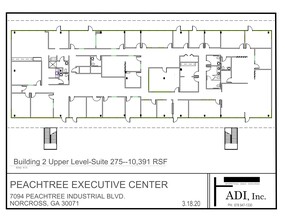 7094 Peachtree Industrial Blvd, Peachtree Corners, GA for rent Site Plan- Image 1 of 2