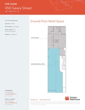 456-466 Geary St, San Francisco, CA for rent Floor Plan- Image 1 of 1