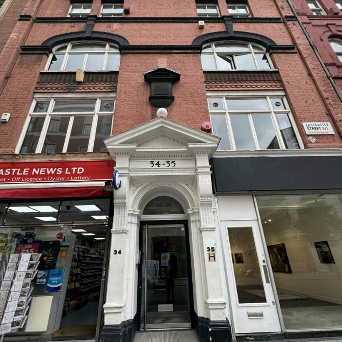 34-35 Eastcastle St, London to rent Building Photo- Image 1 of 5
