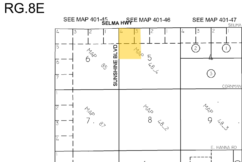 SE Sunshine Blvd & Selma Hwy, Eloy, AZ for sale - Plat Map - Image 2 of 3