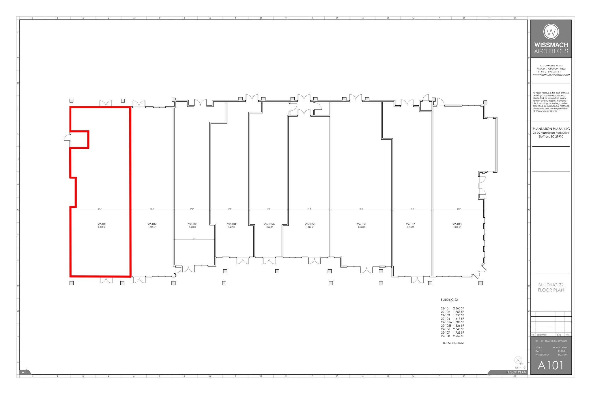 22-30 Plantation Park Dr, Bluffton, SC to rent Site Plan- Image 1 of 1