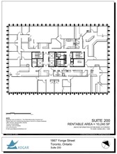 1867 Yonge St, Toronto, ON for rent Floor Plan- Image 1 of 2