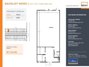 7041-7057 1/2 Vineland Ave, North Hollywood, CA for rent Floor Plan- Image 1 of 1