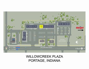 3283-3369 Willowcreek Rd, Portage, IN for rent Site Plan- Image 1 of 1