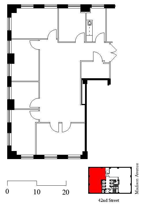 315 Madison Ave, New York, NY to rent Floor Plan- Image 1 of 1