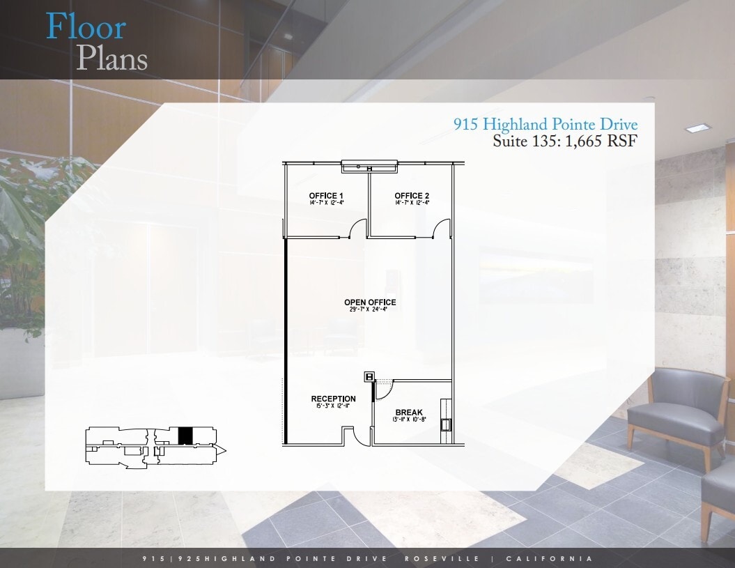 925 Highland Pointe Dr, Roseville, CA to rent Floor Plan- Image 1 of 1