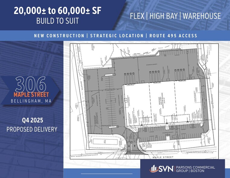 306 Maple St, Bellingham, MA for rent - Site Plan - Image 1 of 1