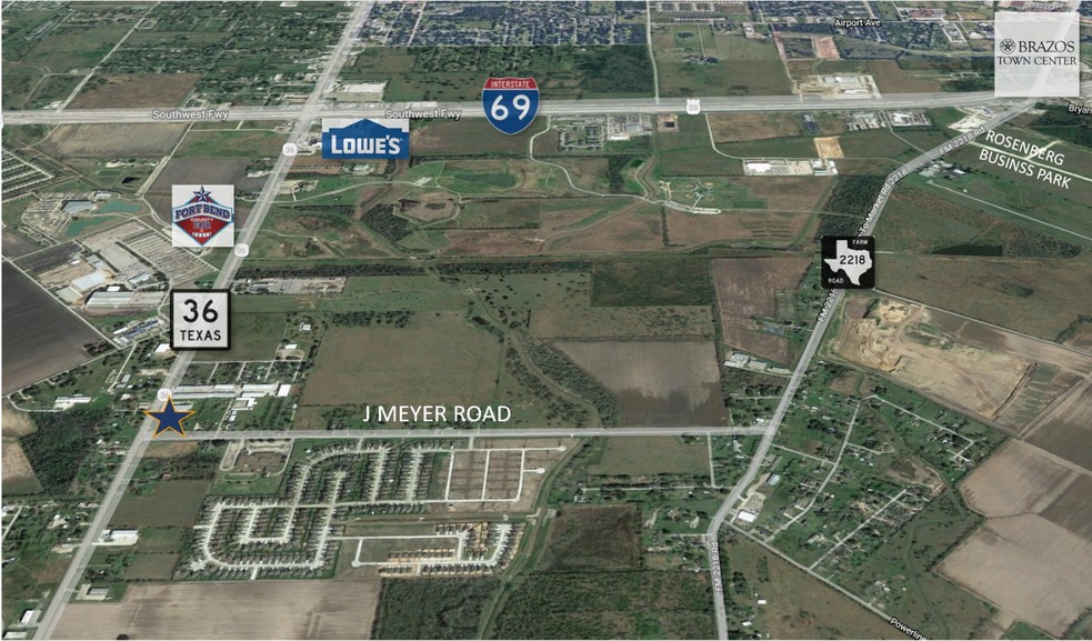 Highway 36 & J Meyer Rd, Rosenberg, TX for rent - Building Photo - Image 1 of 3