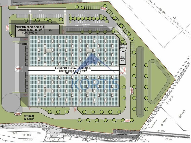 Industrial in Mionnay for sale - Site Plan - Image 2 of 3