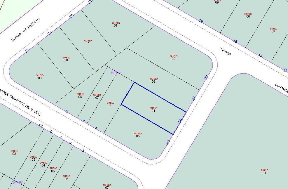 Land in El Vendrell, Tarragona for sale Plat Map- Image 1 of 5