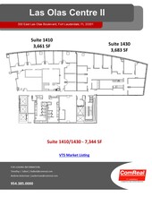 350 E Las Olas Blvd, Fort Lauderdale, FL for rent Floor Plan- Image 2 of 2