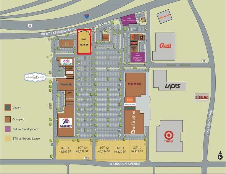 2813 W Expy, Harlingen, TX for rent - Site Plan - Image 2 of 12