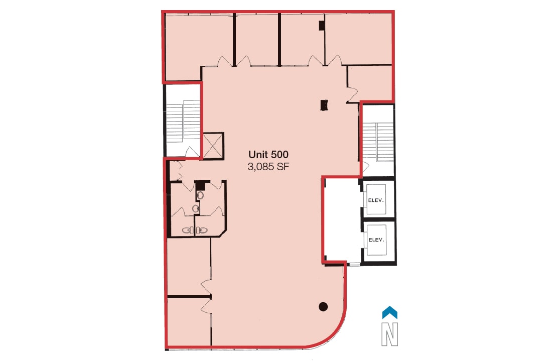 609 W Hastings St, Vancouver, BC to rent Floor Plan- Image 1 of 1