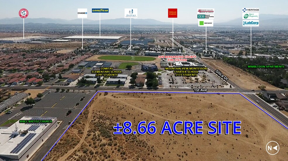 First Ave, Victorville, CA for sale - Aerial - Image 1 of 1