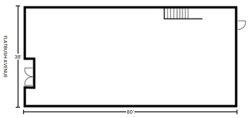 1019 Flatbush Ave, Brooklyn, NY for rent - Floor Plan - Image 2 of 2