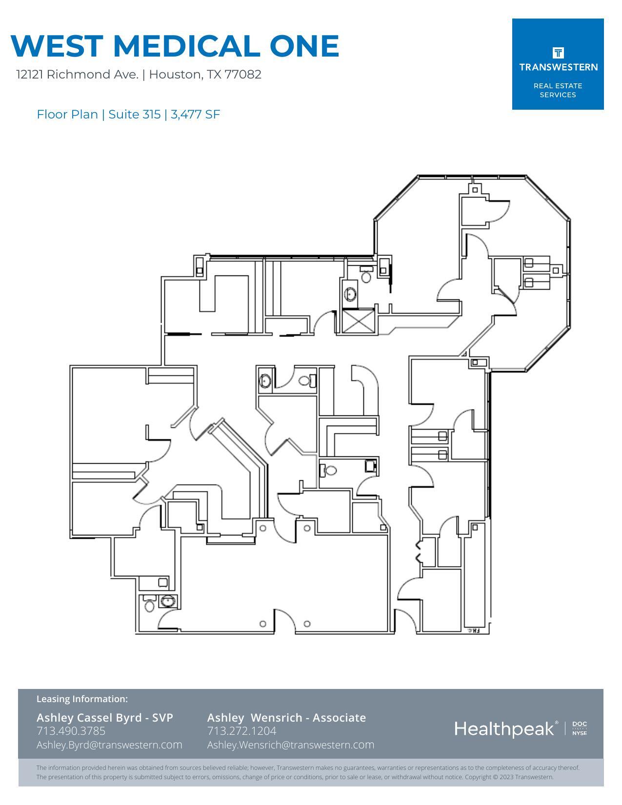 12121 Richmond Ave, Houston, TX to rent Floor Plan- Image 1 of 2